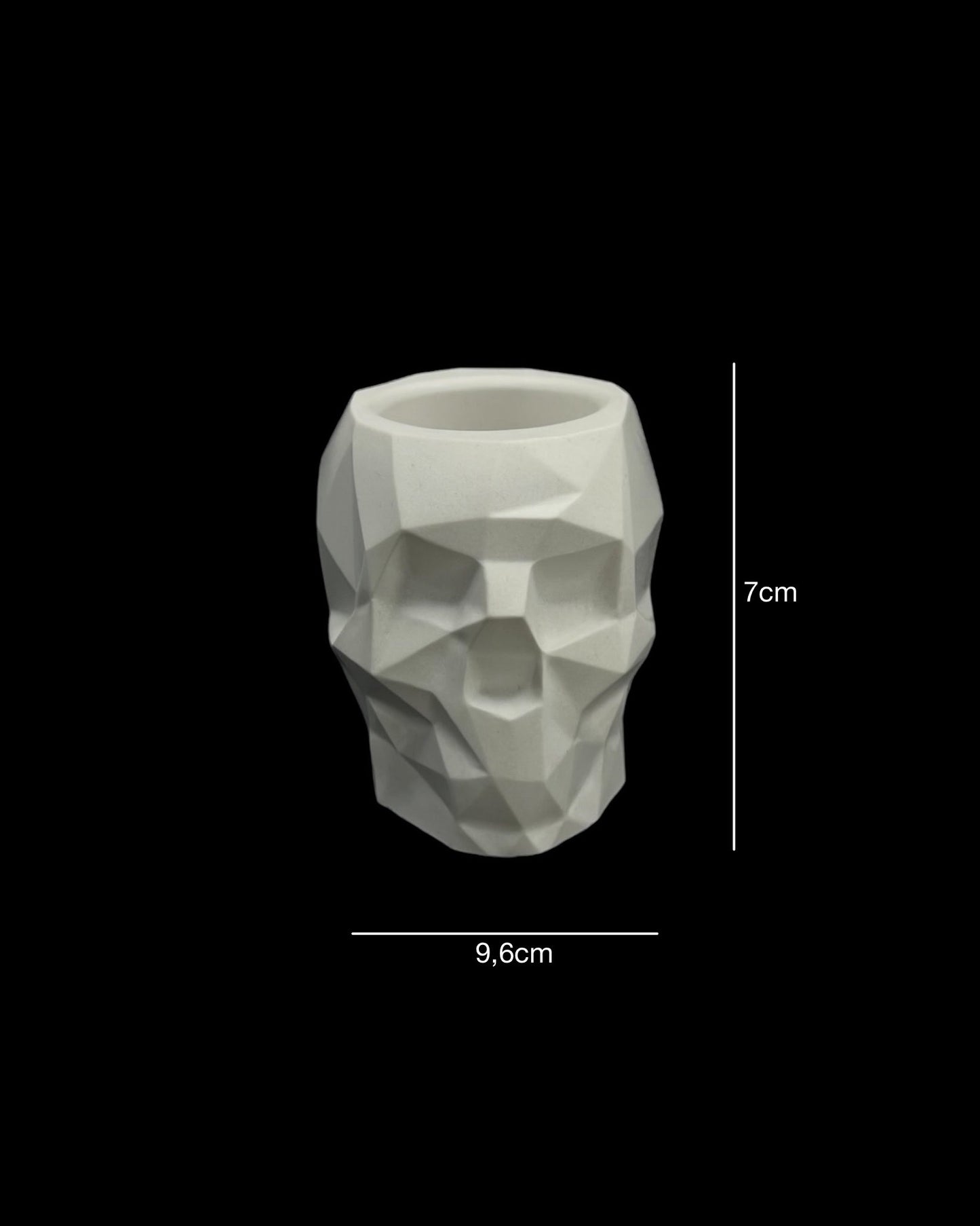 Totenkopfschädel Stiftehalter